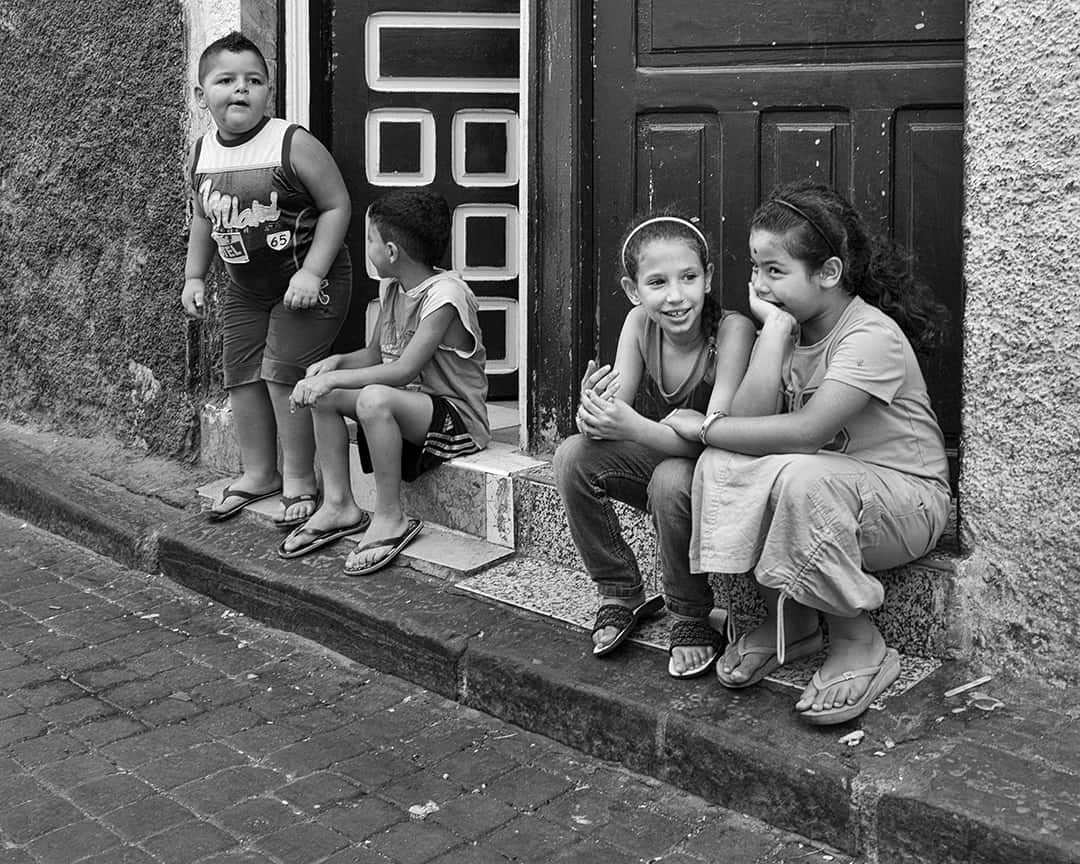 Children's stories, Morocco. 2010