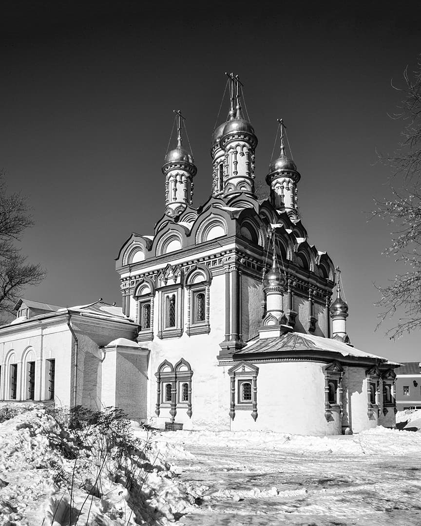 Church of Saint Nicholas, Khamovniki, Moskow, Russia. 2013