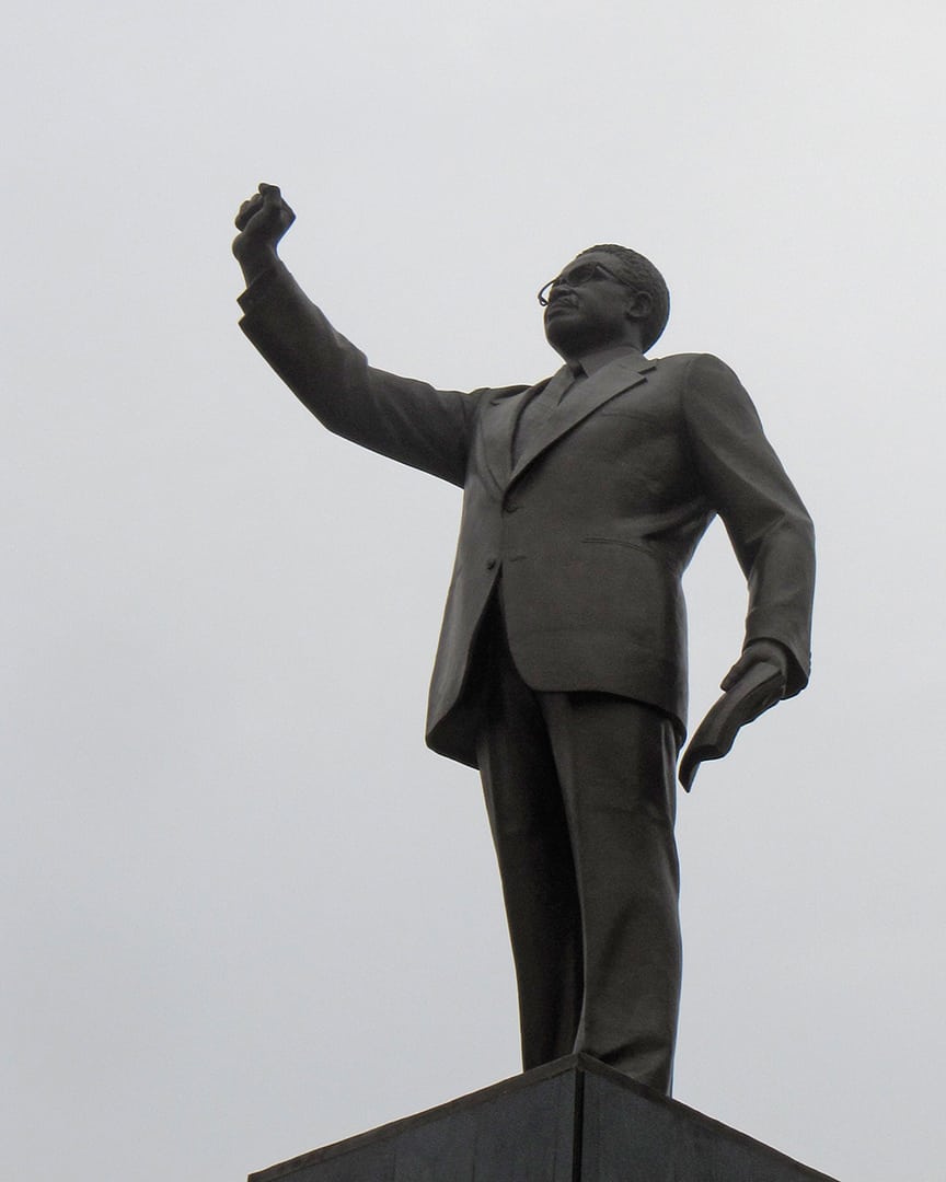 Statue of Agostinho Neto, Luanda, Angola. 2014.